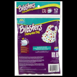 Bibsters baberos desechables - 12 Unidades