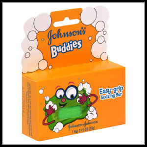 Johnson's Buddies Easy-grip Sudzing Bar
